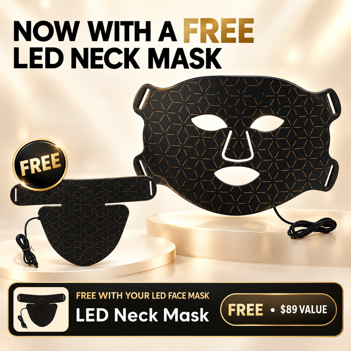 Nova GEN 2 LED face mask and LED neck mask